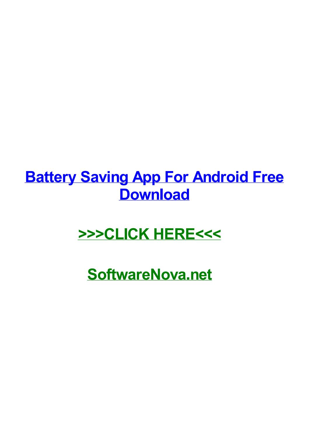 du battery saver app shuts off alarm